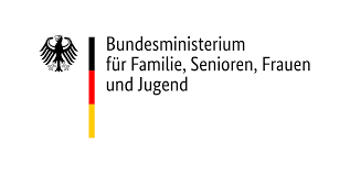 Logo Bundesministerium für Familien, Senioren, Frauen und Jugend (BMFSFJ)